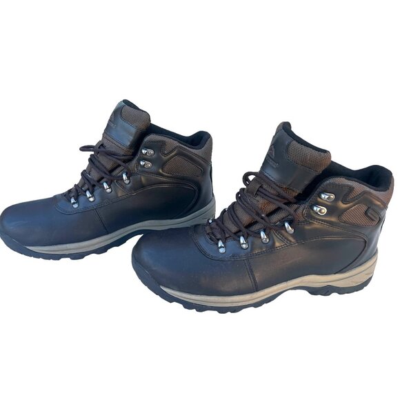 Ozark Trail Men's Size 11 Hiking Boots Recreation Black Leather & Manmade Upper - Picture 3 of 13